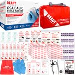 Ready First Aid CSA Type 2 Basic First Aid Kit - Suitable For Workplace With A Low Risk Work Environment Including First Aid Bag (Small For 2-25 Workers)