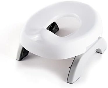 Summer My Travel Potty 2-in-1 Foldable Travel Potty for Toddlers can be Used as a standalone Potty or as a Potty Ring for Adult Toilet with Integrated Handles, Includes 3 Disposable Waste Bags