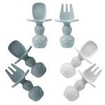 PandaEar 6 Pack Silicone Baby Spoon