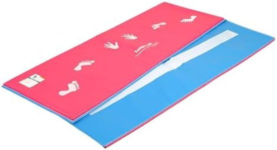 Tumbl Trak Cartwheel Beam Mat, Pink and Light Blue, 2ft x 6ft