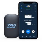 TAG One Sports Radar (120 Ft Range) – AI-Powered Pocket Radar Speed Gun with Real-Time Coaching Feedback – Bluetooth Speed Training Device for Baseball, Softball & Golf with App Integration