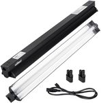 Oiibo UVB Reptile Light, 2PCS HO T5 10.0 UVB Reptile Light Fixture Kit, Connectable UVB Reptile Light for Large Terrarium, 24W Bearded Dragon UVB Light T5 Lamp Bulb