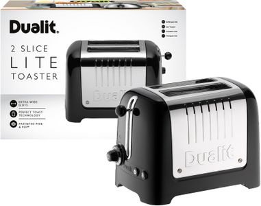 Dualit 2-Slice Lite Toaster – Compact Stainless Steel