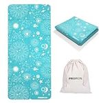 PROIRON Travel Yoga Mat Foldable 2mm Folding Exercise Mat Non Slip Yoga Matt for Women Gym Home, Pilates, Workout, Fitness, Stretching, Gymnastics, Lightweight Thin Small Portable Excercise Mat