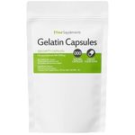 Your Supplements - Size 000 Empty Gelatin Capsules (500 Pack)