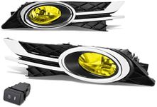 Honda Odyssey Truck Pair of Bumper Round Driving Fog Lights+Switch (Amber Lens)
