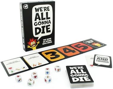 Ginger Fox We're All Gonna Die Hilarious Party Game for Adults - The Card Game of Dicing with Death Great for Big Group Gatherings and Single Player Fun - 1+ Players, Age 16+