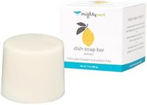 MightyNest Lemon Scented Dish Washing Bar Soap | Dish Soap Bar for the Kitchen | 100% Plastic-Free | Concentrated and Eco-Friendly | One Lemon Bar