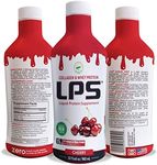 Nutritional Designs LPS Liquid Collagen & Whey Protein Supplement - Sugar-Free Non-GMO Drink - Promotes Healthy Skin & Hair for Men & Women (Cherry)