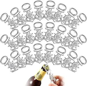 24 Pcs Anchor Bottle Opener Wedding Favors Metal Nautical Baby Shower Favor Anchor Gifts for Boater Nautical Themed Bottle Opener Souvenir Bridal Shower Decorations for Beach Party Guests Men