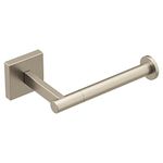 Moen Triva Brushed Nickel Single-Post Toilet Paper Holder, BP1808BN