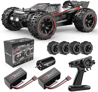 HYPER GO H14BM 1/14 Brushless RC Cars for Adults Fast 50 mph, RC Trucks 4X4 Offroad Waterproof, Electric Powered High Speed RC Car, Scary Fast Extreme RC Truggy with 3S Battery for Snow Sand