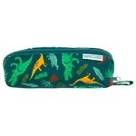 Stephen Joseph All Over Printed Pencil Pouch | Multipurpose Kids School Stationary Case, Colorful Cute Designs with Large Space for Pencils and Pens, Dino, Pencil Case