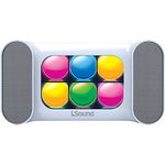 iSound ISOUND-5383 Mini Dancing Lights Bluetooth Speaker (White)