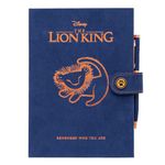 Grupo Erik Premium Notebook with Pen Disney The Lion King Notebook A5 Dotted - Notebook Small - Travel Diary to Write Yourself - Bullet Journal Dotted A5 Diary Disney Fan Item