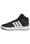 adidas Unisex Kids Hoops Mid 3.0 K Sneaker, Core Black Ftwr White Grey Six, 4.5 UK