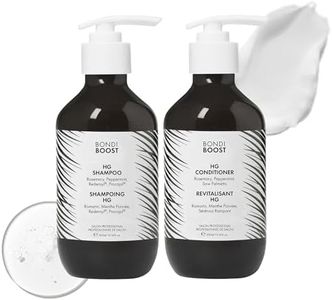 BondiBoost HG Duo Shampoo + Conditioner Bundle [10.14fl oz each] - Improves Appearance for Thinning Hair - Volumizing + Hydrating + Nourishing - Sulfate/Paraben Free, for Women/Men - Australian Made