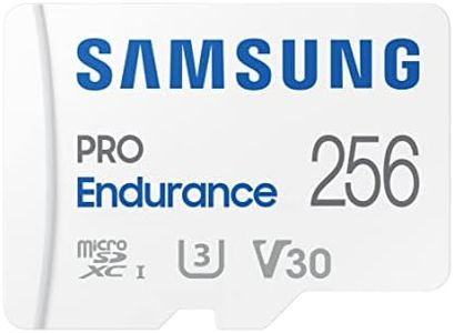 SAMSUNG PRO Endurance 256GB MicroSDXC Memory Card with Adapter for Dash Cam, Body Cam, and security camera – Class 10, U3, V30 (‎MB-MJ256KA/AM)