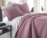 Southshore Fine Living, Inc. Full/Queen Quilt Set, Quilted Bedspread Full Size or Queen Size with 2 Matching Pillow Shams, Microfiber Quilt, Lightweight Coverlet Queen Size or Full Size, Lavender