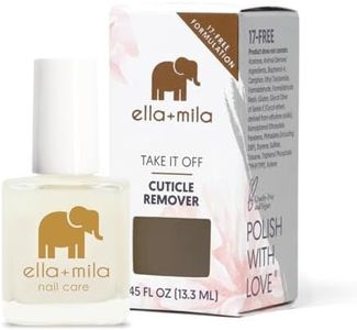 ella+mila Nail Care, Cuticle Remover - Take it Off - Care Cuticle Remover Treatment - Hydrating Nail Cuticle Remover & Cuticle Softener - Cuticle Remover Liquid