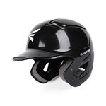 Easton Alpha Batting Helmet | Baseball Softball | TBall/Small | Black | 2020 | Dual-Density Impact Absorption Foam | High Impact Resistant ABS Shell | Moisture Wicking BioDRI Liner | Removable E