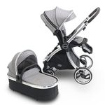 Nebula, by Venture Pram Travel System, Foldable Pushchair, Reversible seat, Carrycot, and adapters (SIGNATURE PARIS)