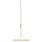 Bulldog Premier Wooden Hay Rake 70" Plain Handle 18 Tooth Rake Tracked Postage
