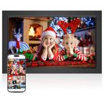 Frameo 15.6 Inch WiFi Digital Picture Frame,1920x1080 IPS LCD Touch Screen Photo Frame Electronic, 32GB Memory,Auto-Rotate,Wall Mountable, Share Photos/Videos Instantly from Anywhere