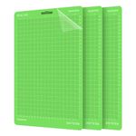 REALIKE Cutting Mat for Cricut Joy Xtra Cutting Machine 8.5”X12”inch 21.6 cm x 30.5 cm Standard Grip Mat Green Adhesive Sticky Cutting Mats