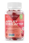 SUKU Vitamins Sugar-Free & Sugar-Alcohol-Free Keto Apple Cider Vinegar Gummies with Mother | 1020mg per Serving | ACV Gummies with B12 | Metabolism Gummies for Healthy Gut, Digestion & Energy Boosting