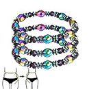 AGSIXZLAN 3pcs Adjustable Lymph Drainage Carnelian Magnetic Bracelets for women & Men,Slimming Hematite Bracelet for Lymph Drainage, Arthritis, Anxiety Relief, Swelling Reduction & Weight Loss