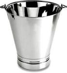 Krishiva Naturals Multipurpose Non-Joint Leak Proof Stainless Steel Bucket (5 L, Silver) Pack of 1