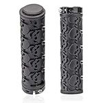 Xrten Bike Grips, Bicycle Handle Bar Grips 1 Pair Fashional Rubber Mountain Bicycle Grips, Ergonomic Design Non-Slip Bike Handbar - Black