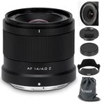 VILTROX 14mm F4.0 Z-Mount Lens for Nikon, Full Frame Auto Focus Ultra-Wide Angle Prime Lens for Nikon Z-Mount Cameras ZFC Z5II Z50II Z30 Z5 Z6II Z7II Z6III Z7 Z8 Z9 ZF Z6 Z50