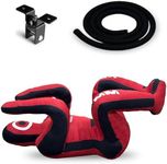 Grappling Dummy for Adults, Unfilled Wrestling Dummy, Hanging Jiu Jitsu Dummy for BJJ, MMA, Judo, Karate, Martial Arts Dummy with Rope and Holder 5ft / 60inches (Red)