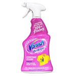 Vanish Oxi Action Pre-Treat Stain Remover Spray 500ml – Fast Acting Laundry Stain Cleaner for Everyday Food, Drink & Grass Marks, Safe for Colours & Whites, Chlorine Bleach Free Formula