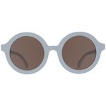 Babiators Kids Sunglasses With UV400 Amber Lens for 0-2 Years Kids, 100% UVA + UVB Sun Protection, Non-Breakable Flexible Rubber Frame, Shatter and Impact Resistant, BPA Free, Euro Round - The Mist