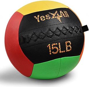 Yes4All Wall Ball - Soft Medicine Ball/Wall Medicine Ball for Full Body Workout and Strength Exercise 30LB