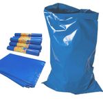 HOMESmith Large Heavy Duty Rubble Blue Sacks Builders and DIY Choice Rubble Bags - Pack of 5 HS-132