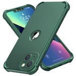 ORETECH for iPhone 13 Mini Case, with [2 x Screen Protectors] [10 Ft Military Grade Drop Test] [Camera Protection] 360Ã‚° Shockproof Full Body Phone Case iPhone 13 Mini Cover Slim Thin 5.4' - Green