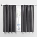 NICETOWN Grey Window Curtains for B