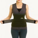 PLETHEON 3-in-1 Post Pregnancy Abdominal Belt for Women – Post Delivery Belly, Waist & Pelvis Support Wrap | Tummy Compression Shapewear | Free Size 30–46 Inch | Polyester Spandex | Green