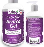 Naka Platinum ORGANIC Arnica Gel, Vegan Topical Joint and Muscle Therapy Formula, Quick and Superior Absorption - BONUS SIZE 340 ml (300+40 FREE)