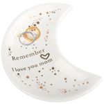 Moyel Gifts for Mom I Love You Mom Ring Holder Jewelry Dish Mom Gifts from Daughter Son Kids Birthday Gifts for Mom Gift Ideas for Mom on Christmas Mothers Day Stocking Stuffers for Mom