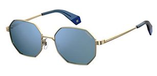 Polaroid Unisex Adults’ PLD 6067/S Sunglasses, Multicolour (Gold Blue), 53