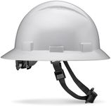 Acerpal Full Brim Non-Vented Light Grey Carbon Fiber Carbon Fiber Design Gloss Finish OSHA Hard Hat with 6-Point Suspension