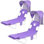 Backpack Beach Tanning Chair with C