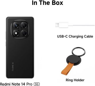 Redmi Note 14 Pro 5G Smartphone, 8GB RAM 256GB Storage – Black