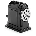 X-ACTO Ranger 55 Manual Pencil Sharpener, Durable Metal Pencil Sharpener, Adjustable for 8 Pencil Sizes, Black