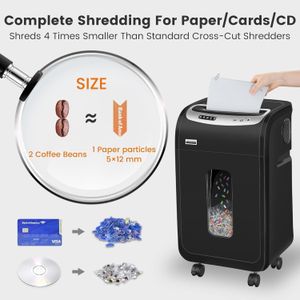 VidaTeco Micro-Cut Paper Shredder – High Security, Home Office